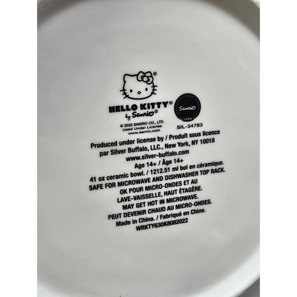 Hello Kitty Valentines & Casual Ceramic Dinner Bowls Sanrio Lot Of 3-See Info - Picture 16 of 16
